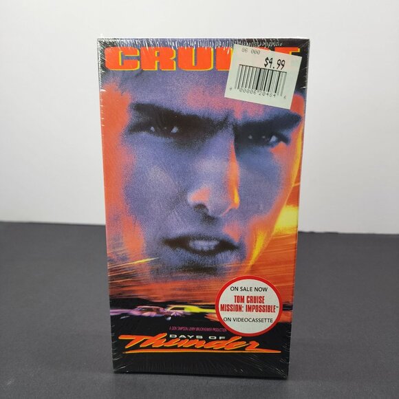 Days Of Thunder VHS Tape 1990 Tom Cruise Nicole Kidman - SEALED - Picture 1 of 4